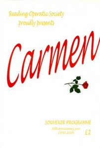 Carmen opera performed by Reading Operatic Society