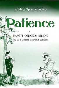 Patience the operetta performed by Reading Operatic Society